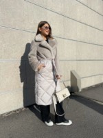 Зимнее пальто Mila Nova ПВ-333 серый — изображение 6