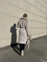 Зимнее пальто Mila Nova ПВ-333 серый — изображение 3