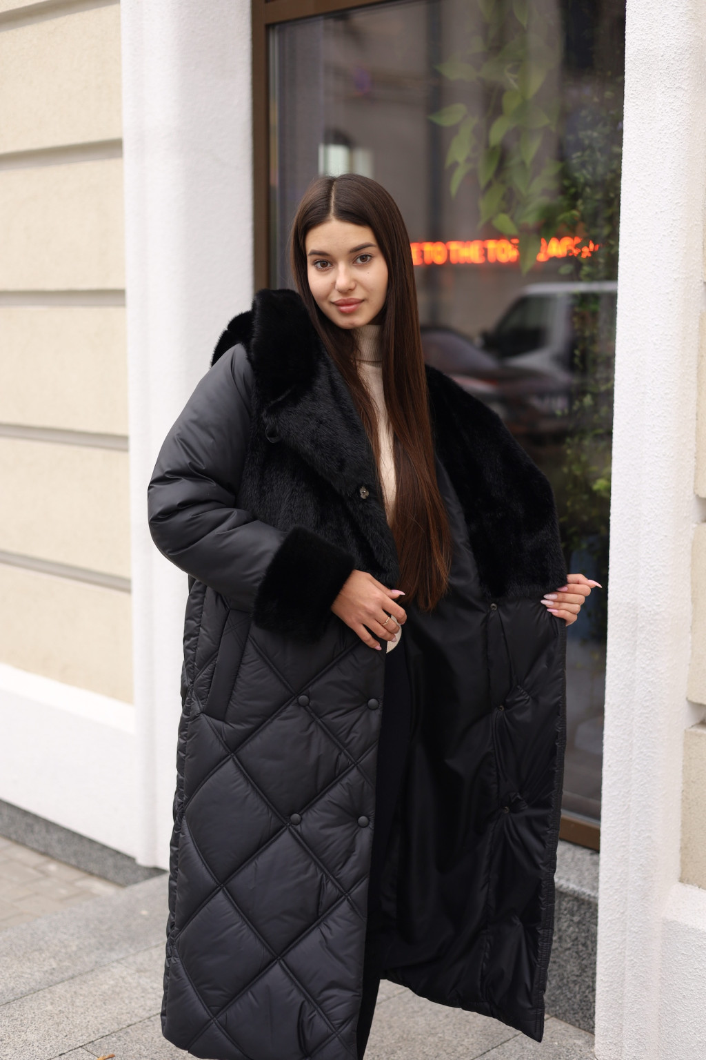 Зимнее пальто Mila Nova ПВ-335черный — изображение 6