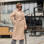 Демисезонный плащ Mila Nova ПВ-339 бежевый