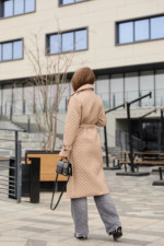 Демисезонный плащ Mila Nova ПВ-339 бежевый — изображение 4