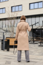 Демисезонный плащ Mila Nova ПВ-339 бежевый — изображение 5