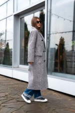 Демисезонное пальто Mila Nova ПВ-351 серый — изображение 4