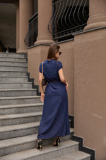 Летнее платье Mila Nova Ф-84 синий — изображение 4