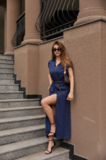 Летнее платье Mila Nova Ф-84 синий — изображение 2