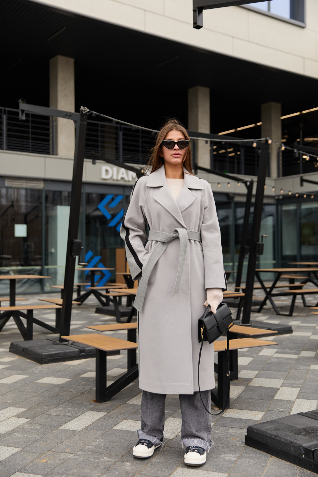 Демисезонное пальто Mila Nova ПВ-187серый — изображение 4