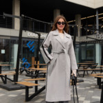 Демисезонное пальто Mila Nova ПВ-187серый