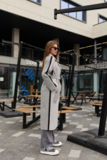 Демисезонное пальто Mila Nova ПВ-187серый — изображение 3