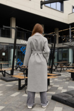 Демисезонное пальто Mila Nova ПВ-187серый — изображение 2