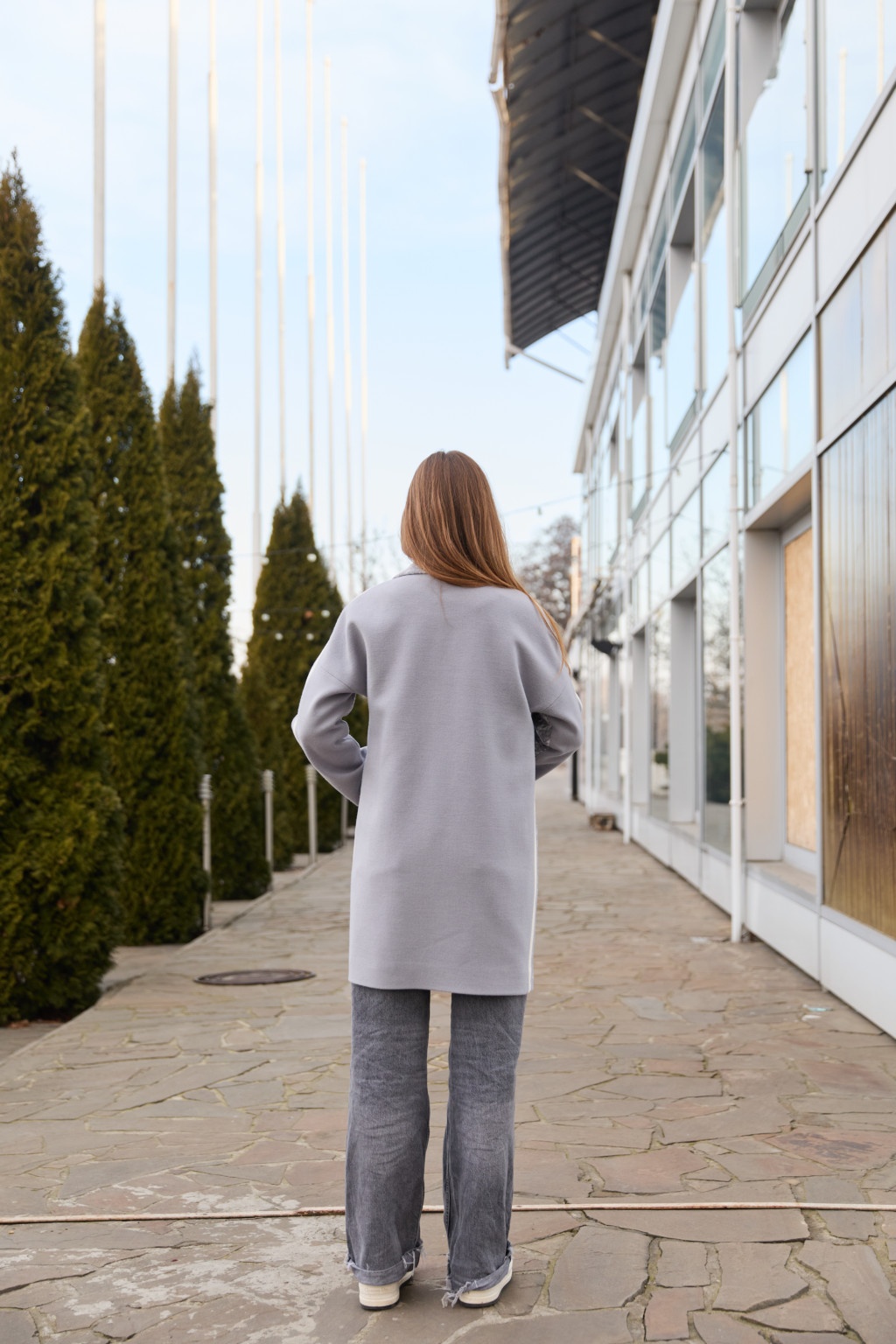 Демисезонное Пальто Mila Nova ПВ-261 деним — изображение 4