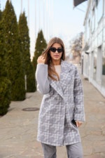 Демисезонное Пальто Mila Nova ПВ-261 деним — изображение 3