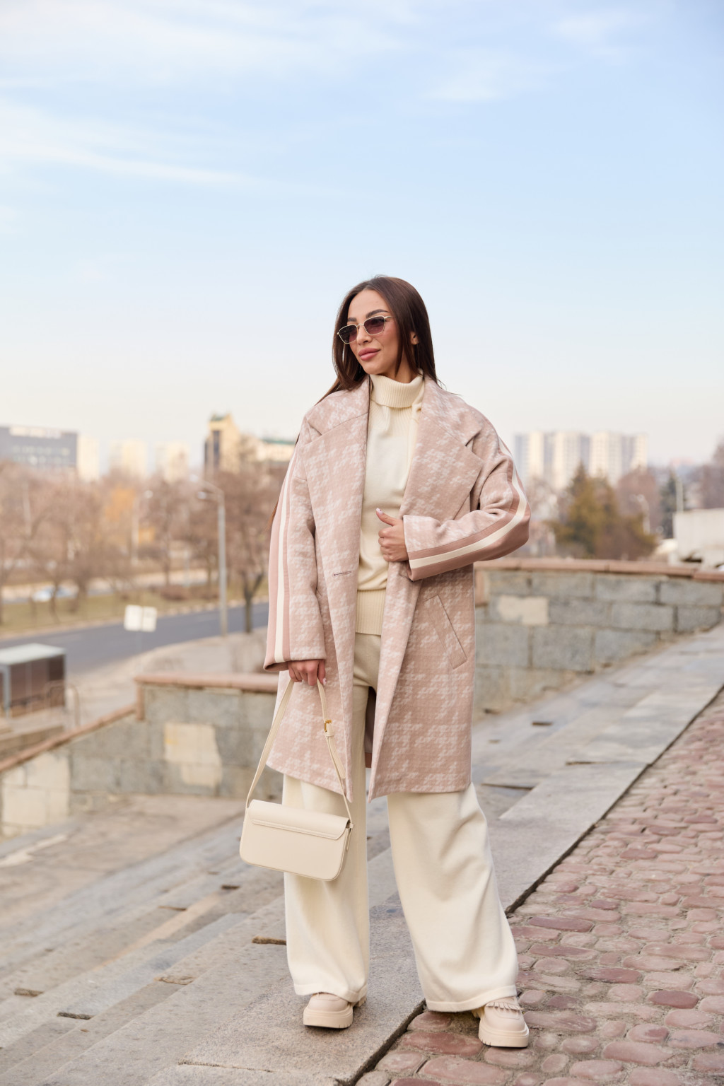 Демисезонное Пальто Mila Nova ПВ-261 персиковый — изображение 7