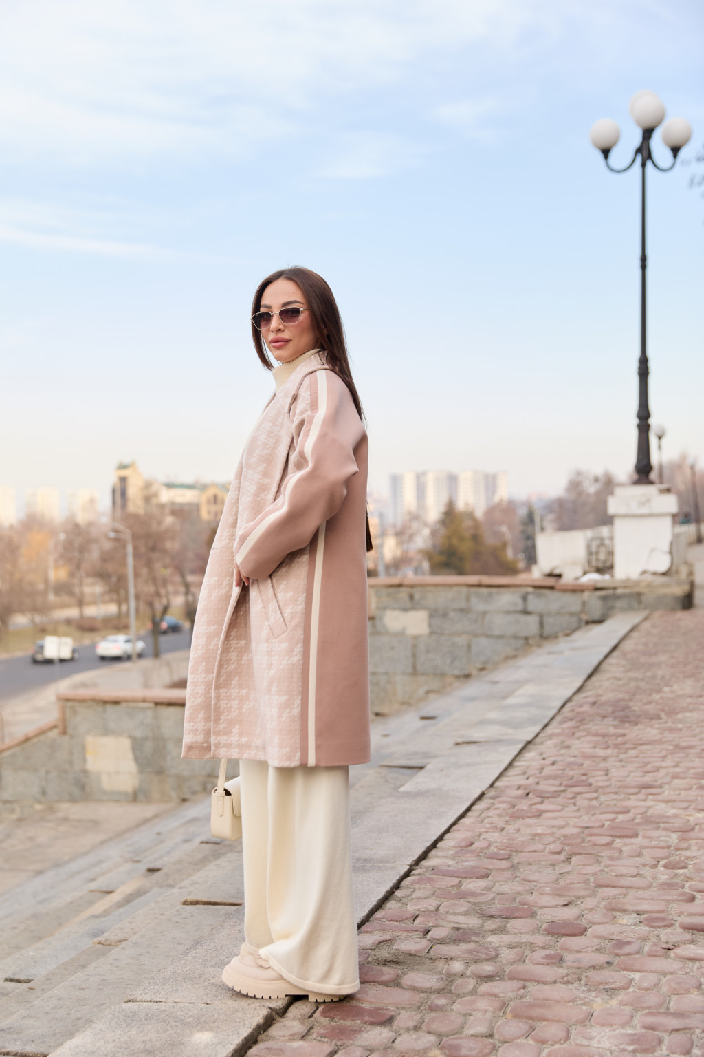 Демисезонное Пальто Mila Nova ПВ-261 персиковый — изображение 6