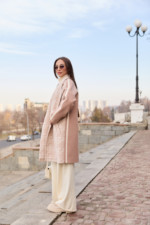 Демисезонное Пальто Mila Nova ПВ-261 персиковый — изображение 6