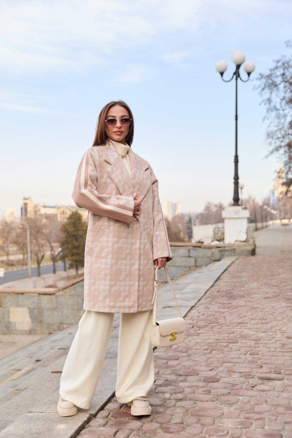 Демисезонное Пальто Mila Nova ПВ-261 персиковый — изображение 2