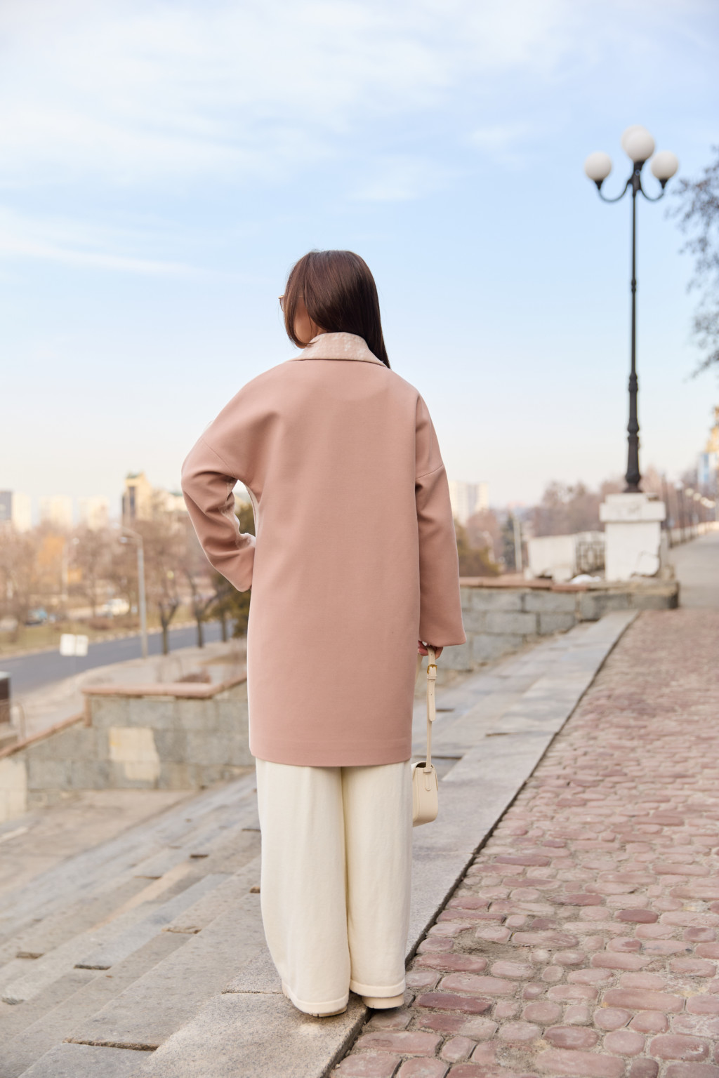 Демисезонное Пальто Mila Nova ПВ-261 персиковый — изображение 4