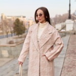 Демисезонное Пальто Mila Nova ПВ-261 персиковый