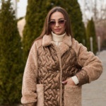 Демисезонная куртка Mila Nova К-308 шоколад