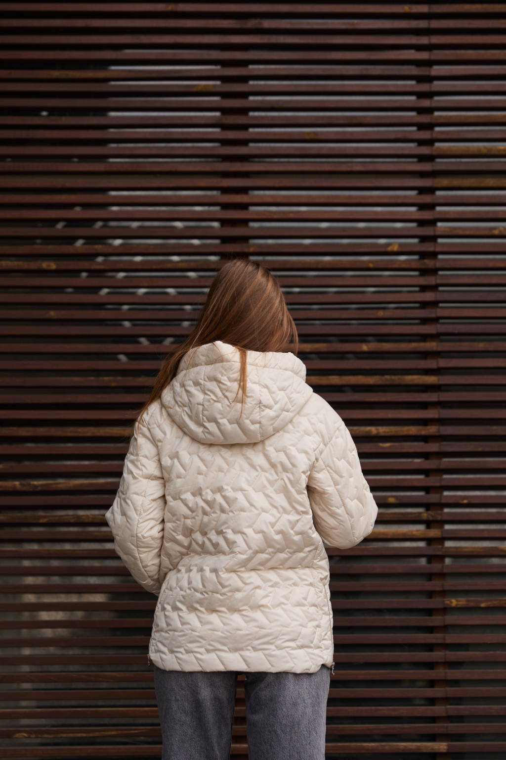 Демисезонная куртка Mila Nova К-318 белый — изображение 3