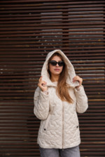 Демисезонная куртка Mila Nova К-318 белый — изображение 7