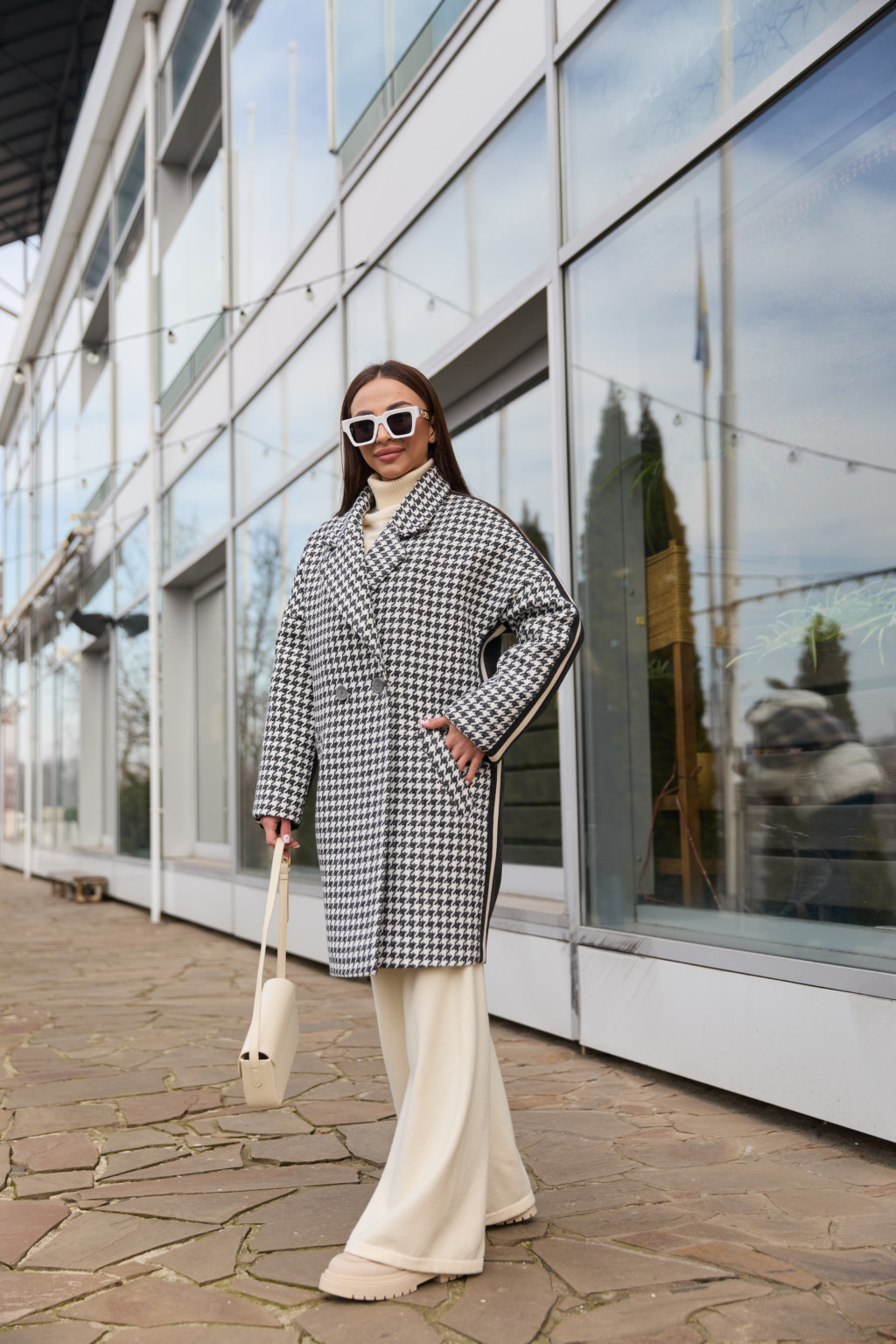 Демисезонное Пальто Mila Nova ПВ-261 графит — изображение 4