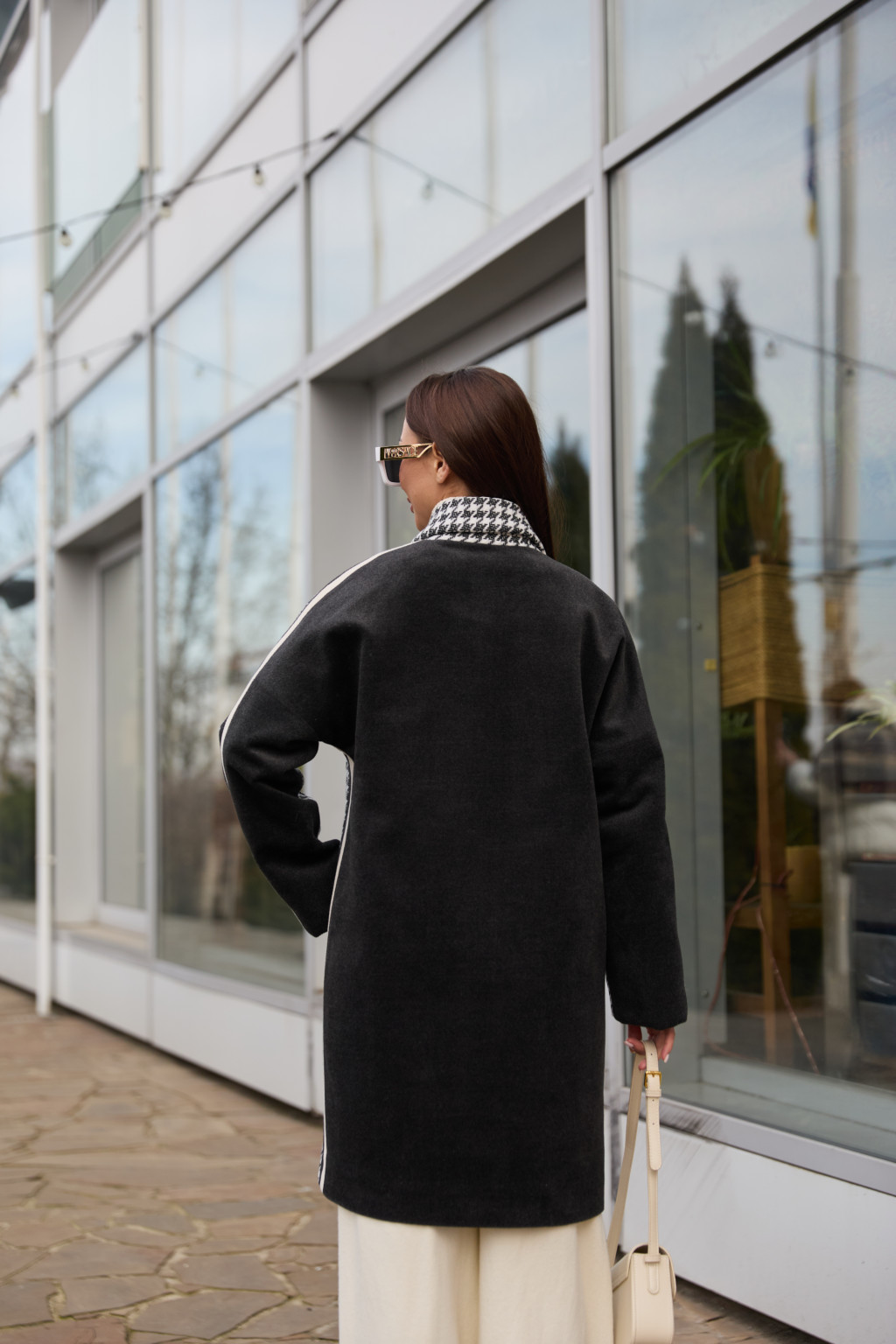 Демисезонное Пальто Mila Nova ПВ-261 графит — изображение 5