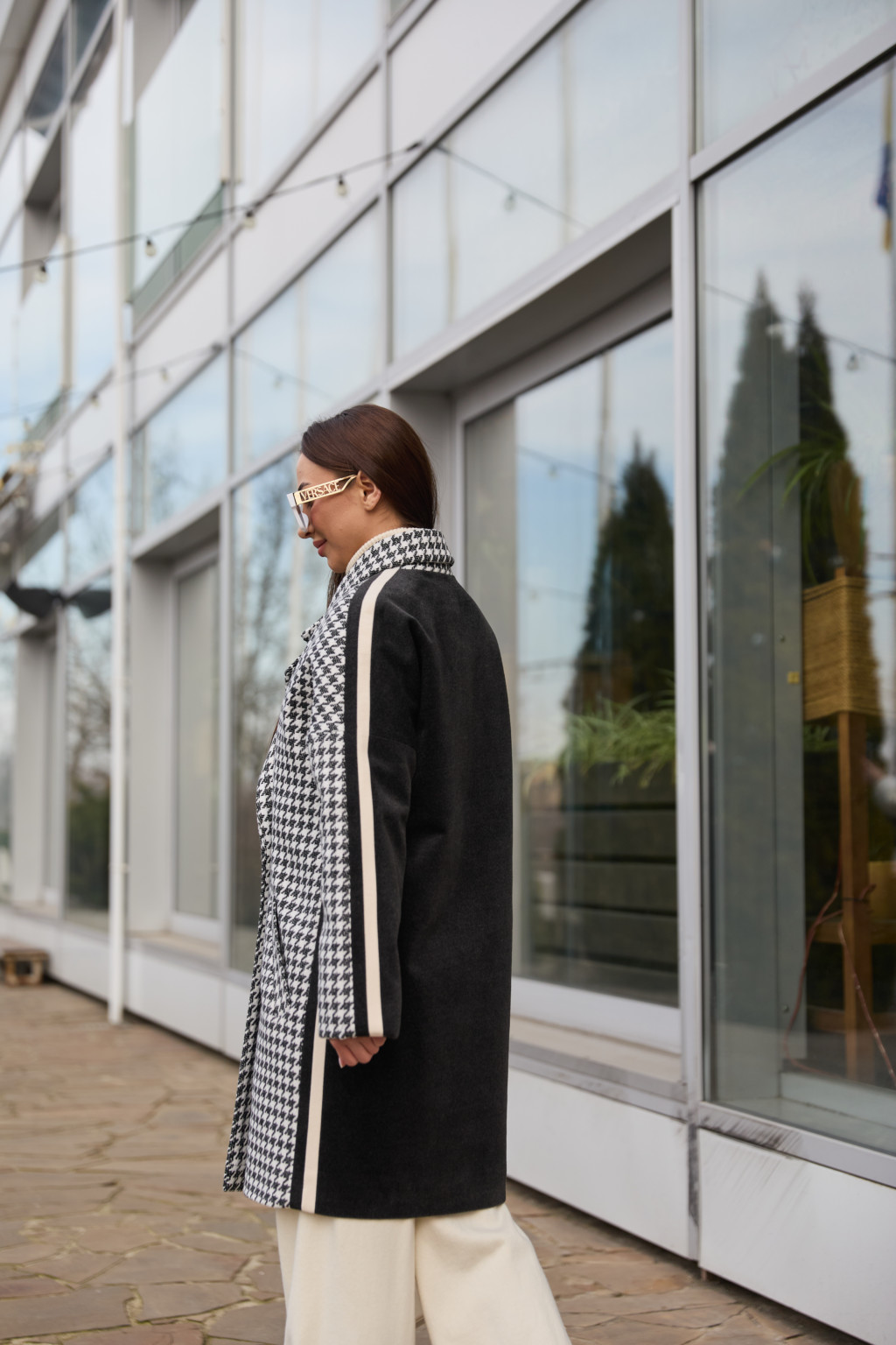 Демисезонное Пальто Mila Nova ПВ-261 графит — изображение 3