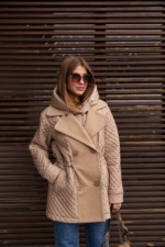 Демисезонная куртка Mila Nova К-316 кемел