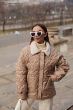 Демисезонная куртка Mila Nova К-309 кемел