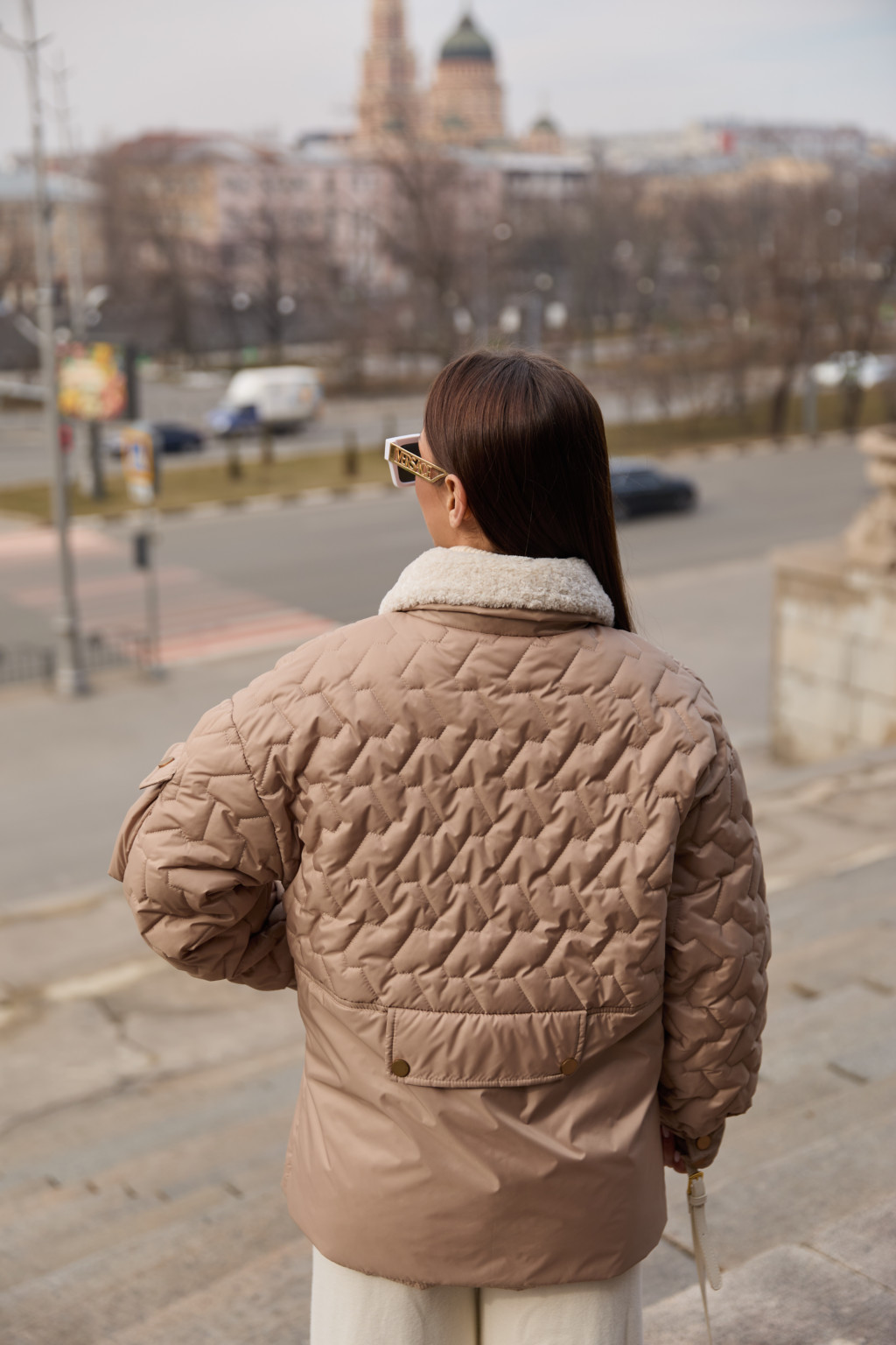 Демисезонная куртка Mila Nova К-309 кемел — изображение 4