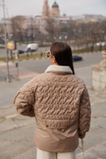 Демисезонная куртка Mila Nova К-309 кемел — изображение 4