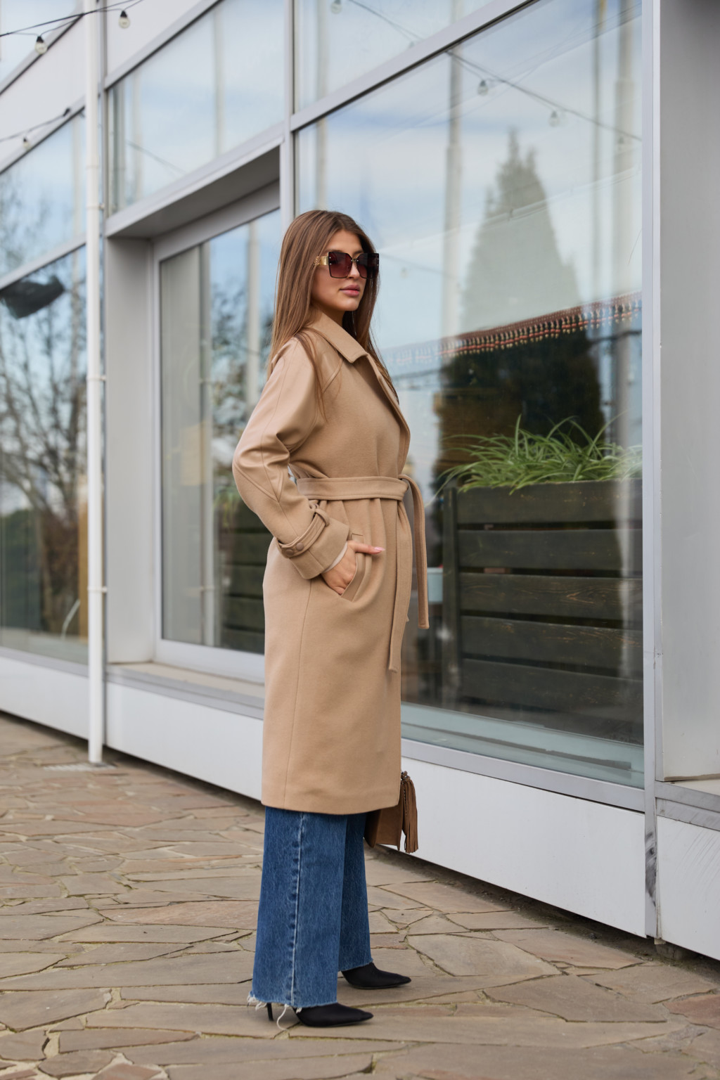 Демисезонное пальто Mila Nova ПВ-348 кемел — изображение 2