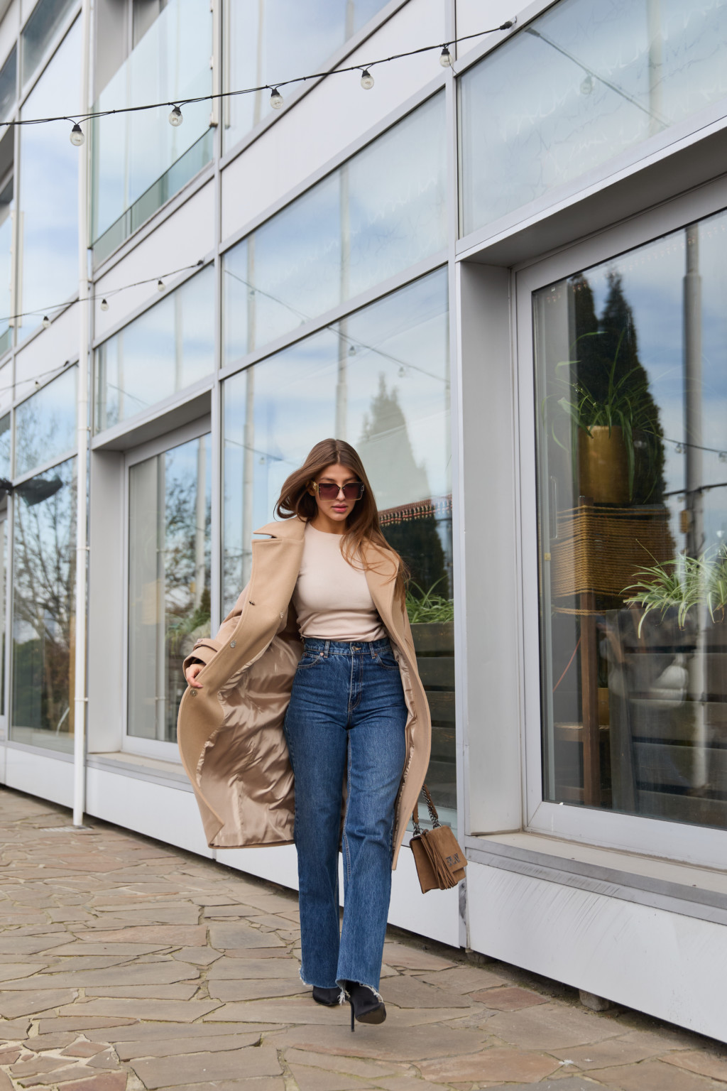 Демисезонное пальто Mila Nova ПВ-348 кемел — изображение 6