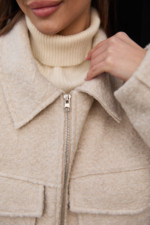 Демисезонная куртка Mila Nova К-330 молоко — изображение 5