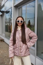 Демисезонная куртка Mila Nova К-281 розовый