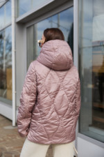 Демисезонная куртка Mila Nova К-281 розовый — изображение 6