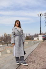 Демисезонное Пальто Mila Nova ПВ-260  светло-серый — изображение 4