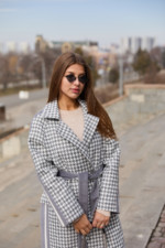 Демисезонное Пальто Mila Nova ПВ-260  светло-серый — изображение 2