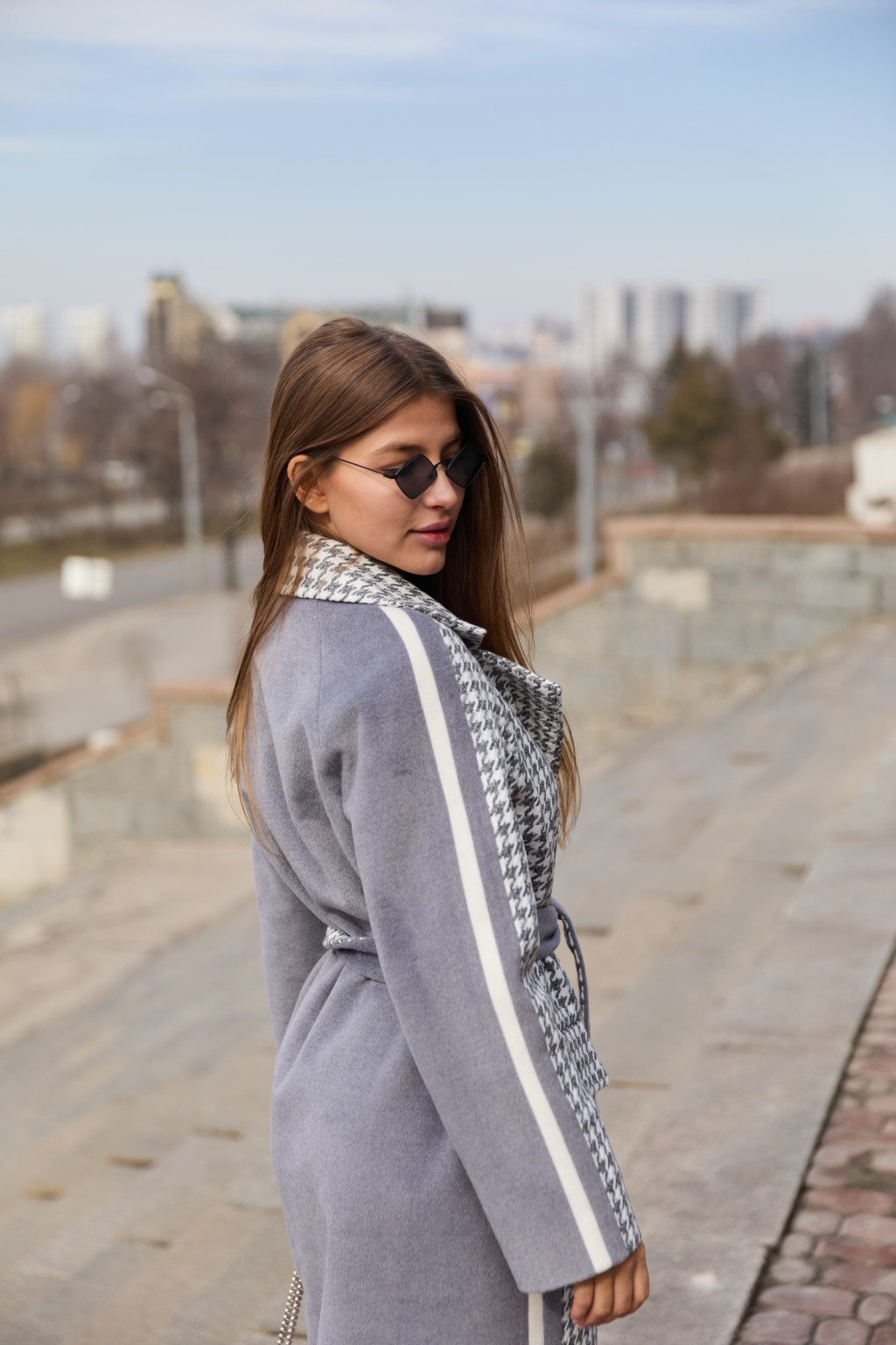 Демисезонное Пальто Mila Nova ПВ-260  светло-серый — изображение 3