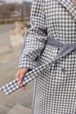 Демисезонное Пальто Mila Nova ПВ-260  светло-серый — изображение 8