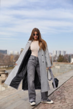 Демисезонное Пальто Mila Nova ПВ-260  светло-серый — изображение 7