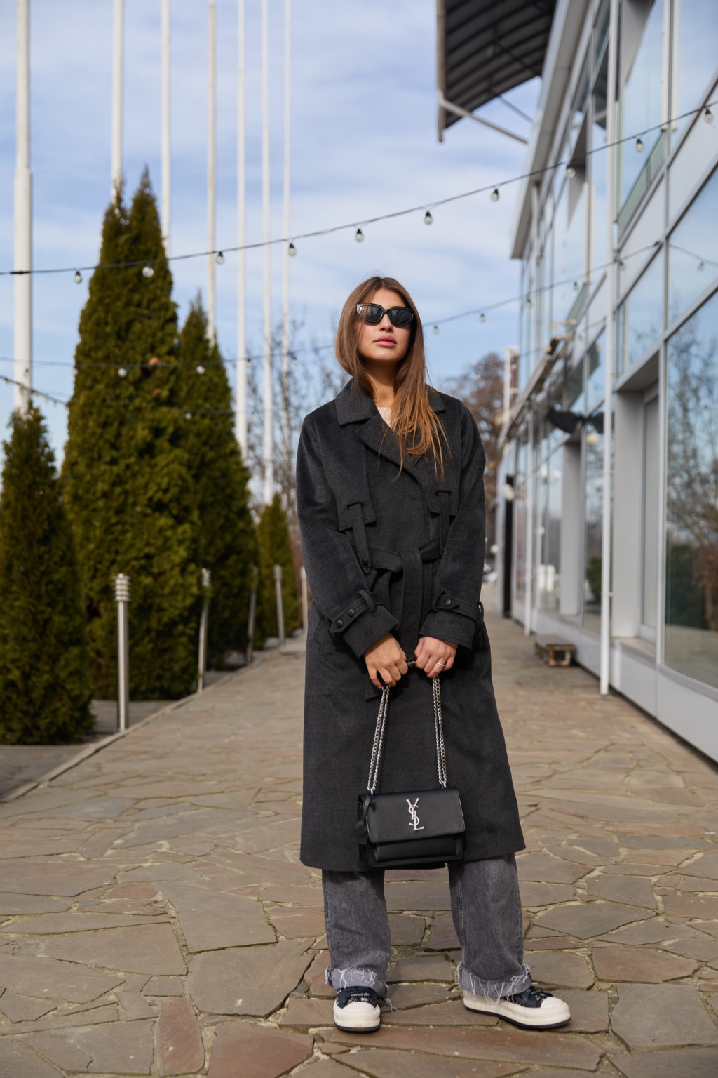 Демисезонное пальто Mila Nova ПВ-345графит — изображение 6