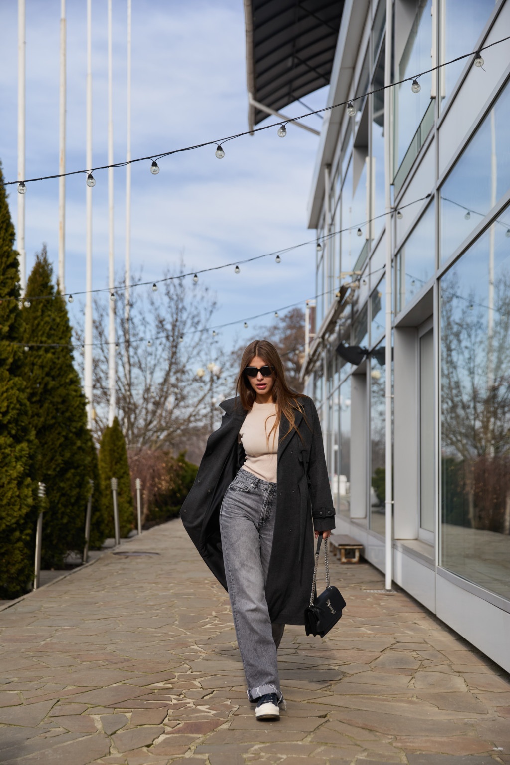 Демисезонное пальто Mila Nova ПВ-345графит — изображение 5