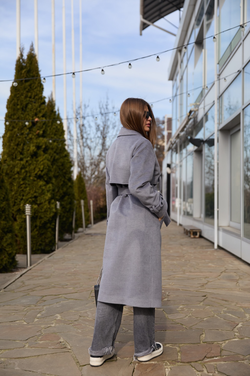 Демисезонное пальто Mila Nova ПВ-345серый — изображение 3