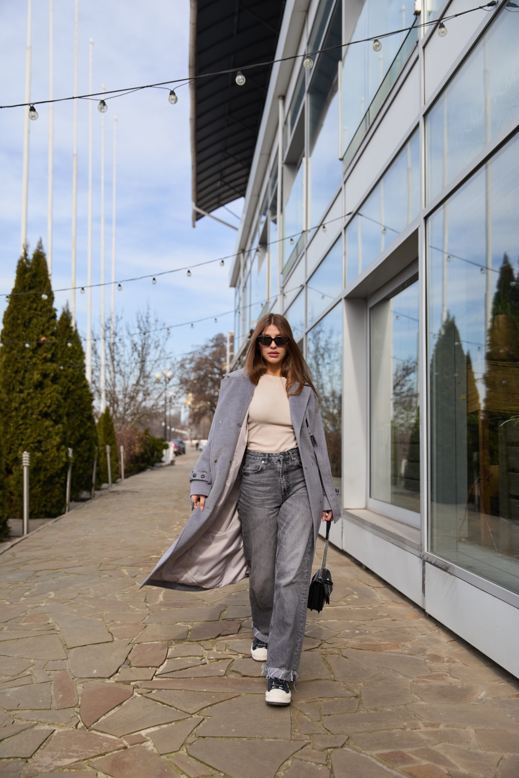 Демисезонное пальто Mila Nova ПВ-345серый — изображение 6