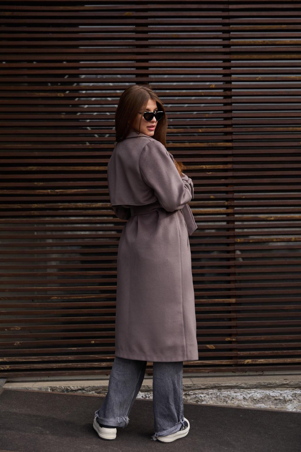 Демисезонное пальто Mila Nova ПВ-345 капучино — изображение 4