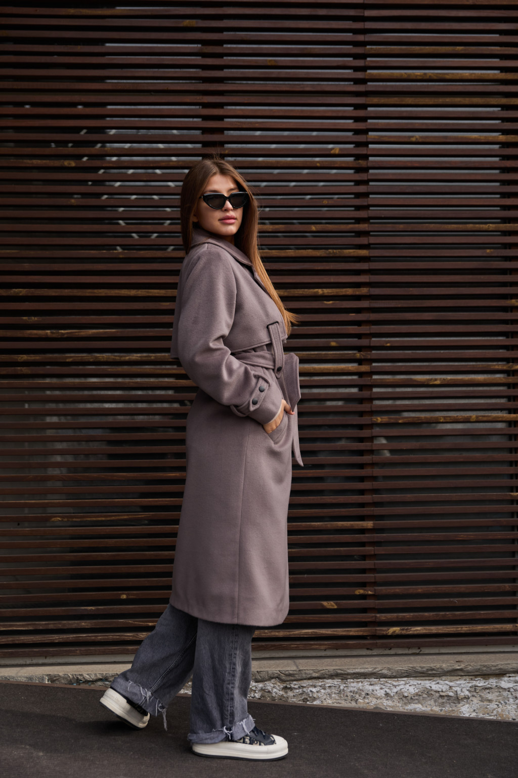 Демисезонное пальто Mila Nova ПВ-345 капучино — изображение 3