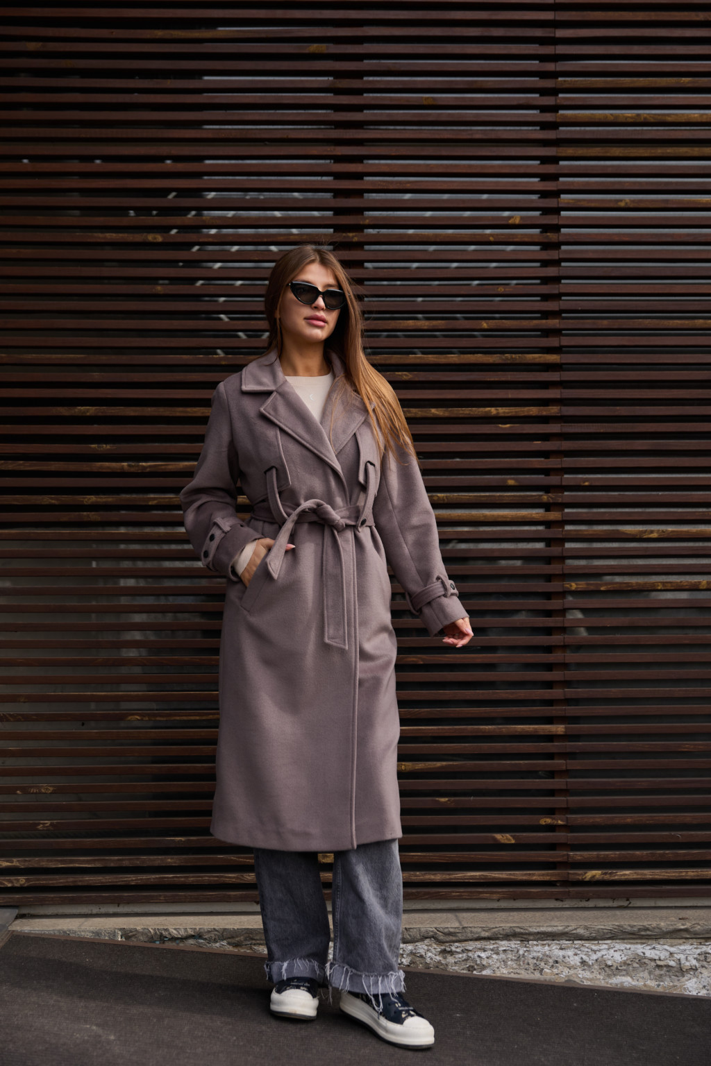 IMG_3617 Демисезонное пальто Mila Nova ПВ-345 капучино — изображение 1