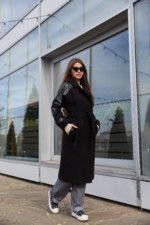 Демисезонное пальто Mila Nova ПВ-348 черный — изображение 5