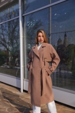 Демисезонное пальто Mila Nova ПВ-345топленое молоко — изображение 6